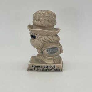 Russ Berrie & Wallace Berrie 1970 Figurine "Nothing Serious...Just A Little Chat